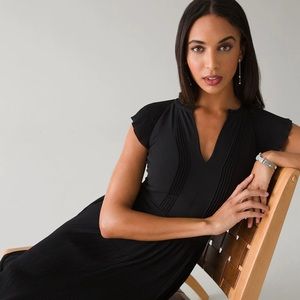 White House Black Market Soft Midi Dress